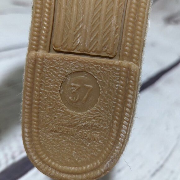 Free People SEVILLE Espadrilles Maroon Black Tan 37 NEW - Picture 10 of 11